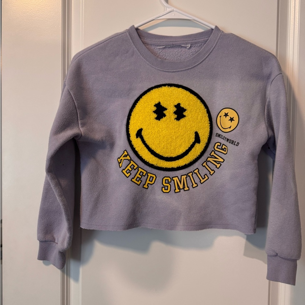 Target Purple Crop Pullover